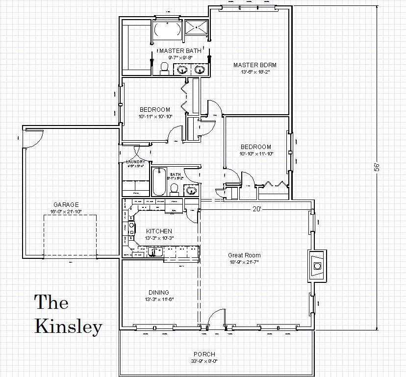 Kinsley - Floor Plan 1
